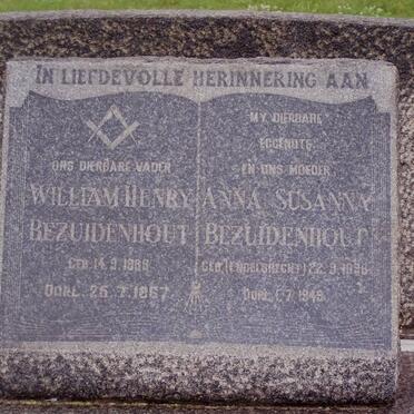 BEZUIDENHOUT William Henry 1885-1967 &amp; Anna Susanna ENGELBRECHT 1898-1949