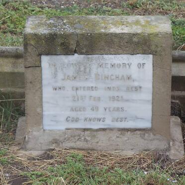 BINCHAM James -1921