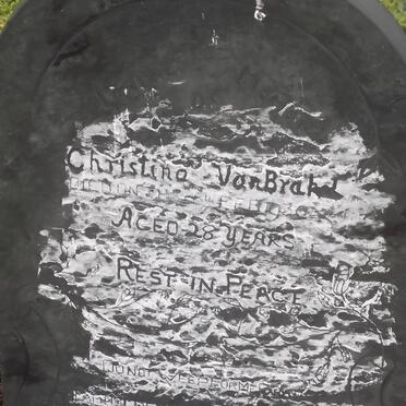 BRAKEL Christina, van -1930