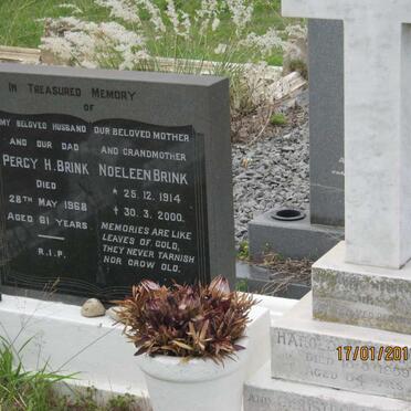 BRINK Percy H. -1968 &amp; Noeleen 1914-2000 :: THOMPSON Harold  -1959 &amp; Christina M. RING -1960