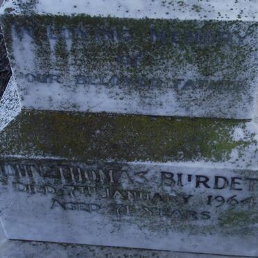 BURDETT John Thomas -1964