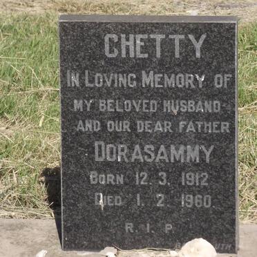 CHETTY Dorasammy 1912-1960