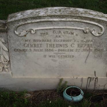 COETZEE Gerrit Theunis 1886-1946