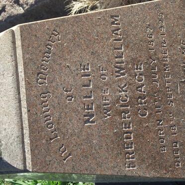 CRAGE Nellie 1867-1925