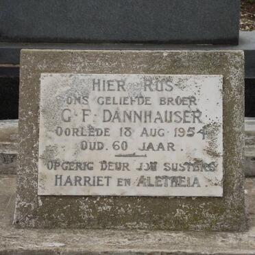 DANNHAUSER G.F. -1954