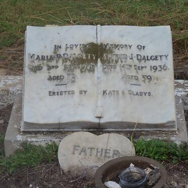 DALGETY Maria P. -1926 &amp; Alfred J. -1936
