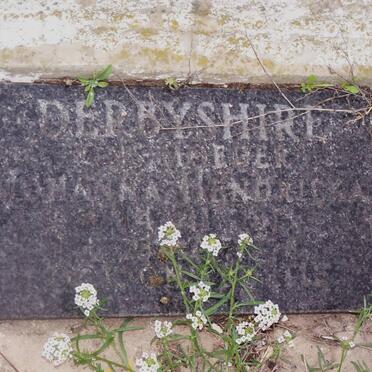 DERBYSHIRE Johanna Hendricka