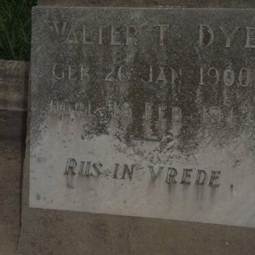 DYE Walter T. 1900-1942