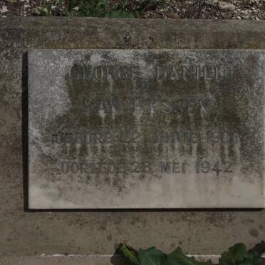 EYSSEN George Daniel, van 1900-1942