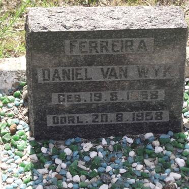 FERREIRA Daniel Van Wyk 1958-1958