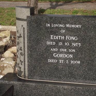 FONG Edith -1975 :: FONG Gordon -2008