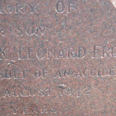 FROST Mark Leonard -1942 