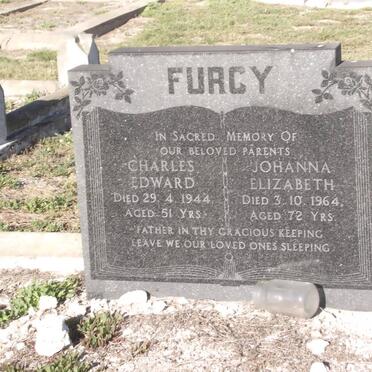 FURCY Charles Edward -1944 &amp; Johanna Elizabeth -1964