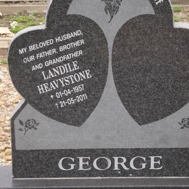 GEORGE Landile Heavystone 1957-2011