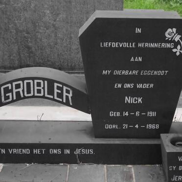 GROBLER Nick 1911-1968