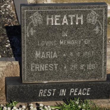 HEATH Maria -1887 &amp; Ernest -1887