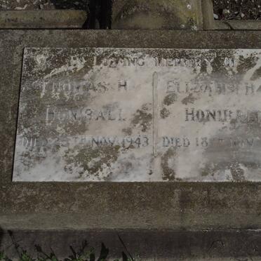 HONIBALL Thomas H. -1943 &amp; Elizabeth H. -1948