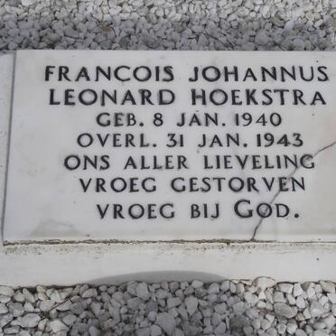 HOEKSTRA Francois Johannus Leonard 1940-1943