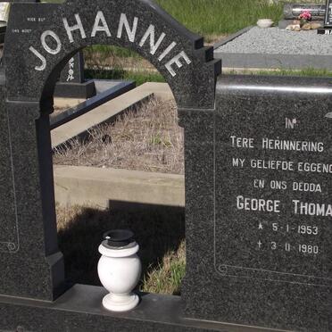 JOHANNIE George Thomas 1953-1980