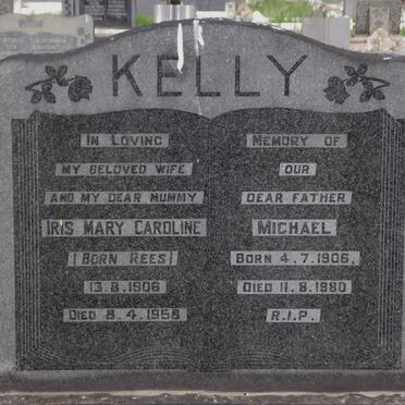 KELLY Iris Mary Caroline REES 1906-1958 &amp; Michael 1906-1980