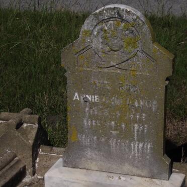 LANGE Annie, de 1882-1932