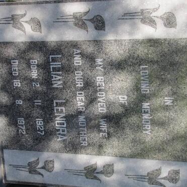 LONG HOW Lilian Lenora 1927-1972