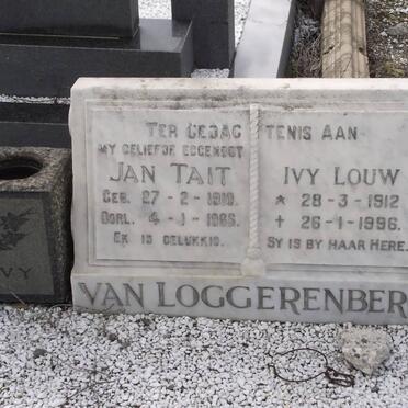 LOGGERENBERG Jan Tait, van 1910-1966 &amp; Ivy Louw 1912-1996