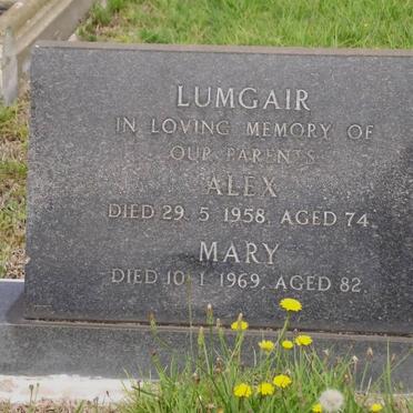 LUMGAIR Alex -1958 &amp; Mary -1969