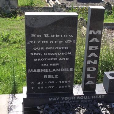 MABANDLA Mabhelandile Belz 1984-2009