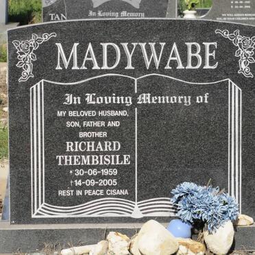 MADYWABE Richard Thembisile 1959-2005