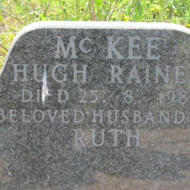 Mc KEE Hugh Rainey  -1981