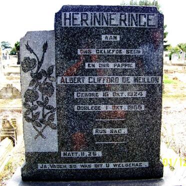 MEILLON Albert Clifford, de 1924-1955