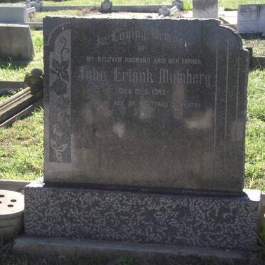 MUMBERG John Erlank -1949