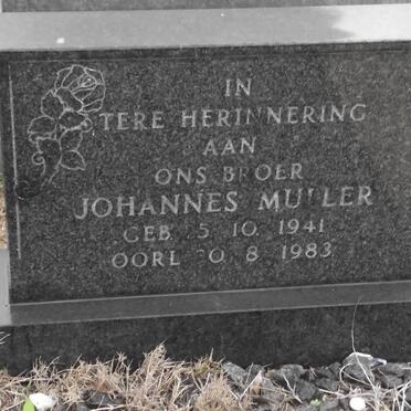 MULLER Johannes 1941-1983