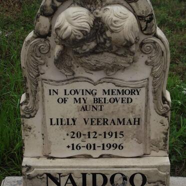 NAIDOO Lilly Veeramah 1915-1996