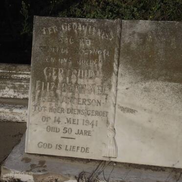 NEL Gertruida Elizabeth nee ANDERSON -1941