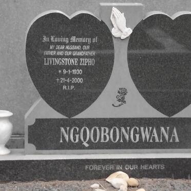 NGQOBONGWANA Livingstone Zipho 1930-2000