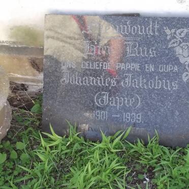 NIEUWOUDT Johannes Jakobus 1901-1939
