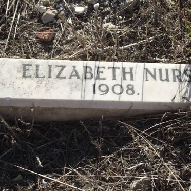 NURSE Elizabeth -1908