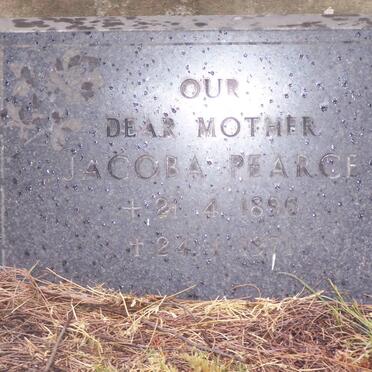 PEARCE Jacoba 1890-1971