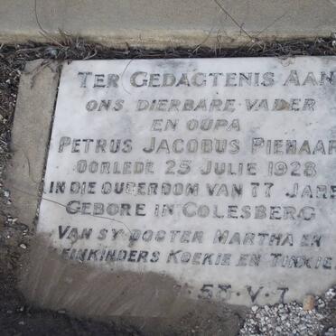 PIENAAR Petrus Jacobus -1928