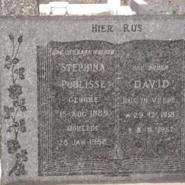 POULISSE Stephina 1889-1958 :: POULISSE David 1918-1987