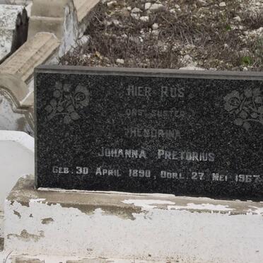 PRETORIUS Johanna 1890-1967