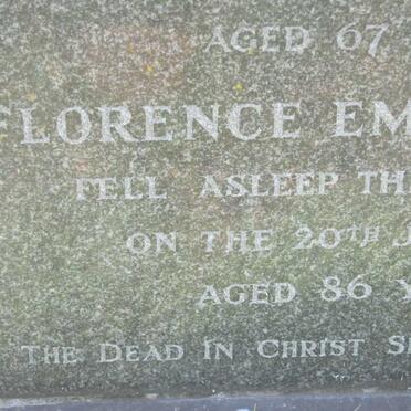 PUDNEY Ernest George -1953 &amp; Florence Emma -1980