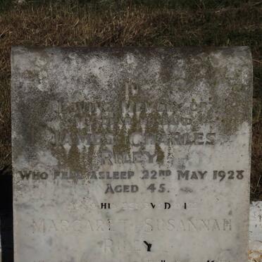 RILEY James Charles -1928 &amp; Margaret Susannah -1971