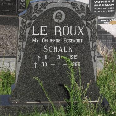 ROUX Schalk, le 1915-1980