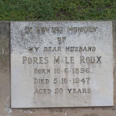 ROUX Pores M., le 1896-1947