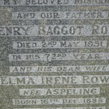 ROWE :: ASPELING :: BOTHA