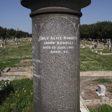ROBERTS Emily Alice nee KENDLE -1925