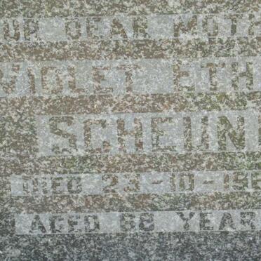 SCHEUN Violet Ethel -1969